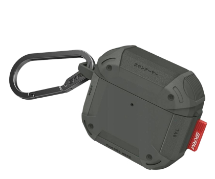 Etui na słuchawki Skinarma Etui Mecha CE do AirPods 4 oliwkowy